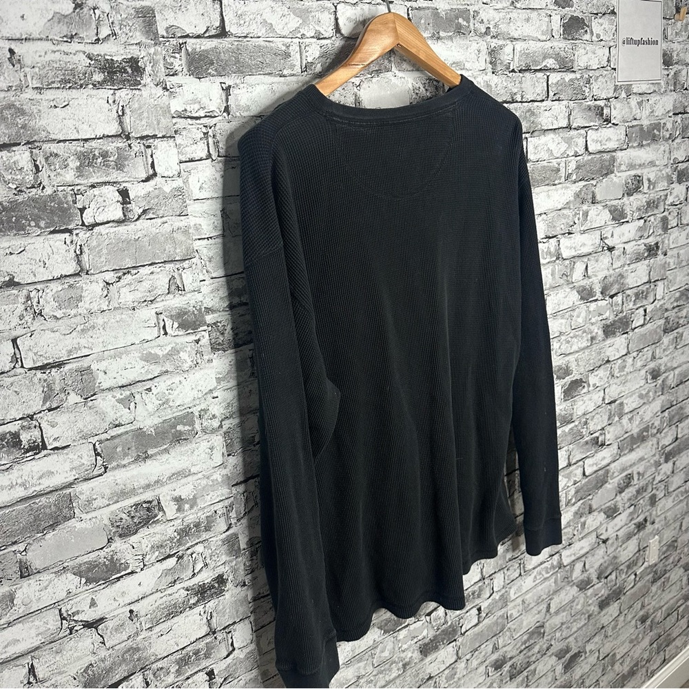 EUC Old Navy Men's 100% Cotton Black Knit Pullover Size XXL (RN 462574) - Picture 5 of 10